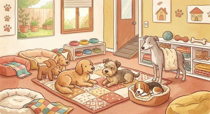 Perros senior en residencia canina: cuidados clave