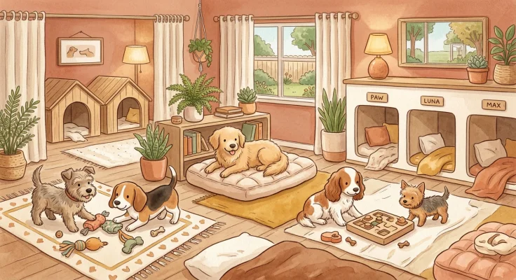 Residencia canina para perro reactivo o miedoso