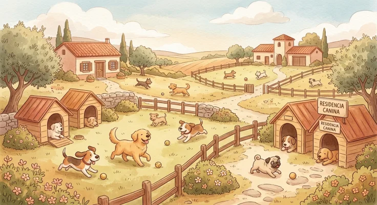 Residencias caninas en campo abierto: claves